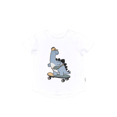 Huxbaby Skatin' Dino T-Shirt HB2120W24 Short Sleeve T-Shirt Huxbaby 