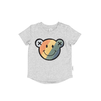 Huxbaby Smiley Rainbow T-Shirt HB2125W24 Short Sleeve T-Shirt Huxbaby 