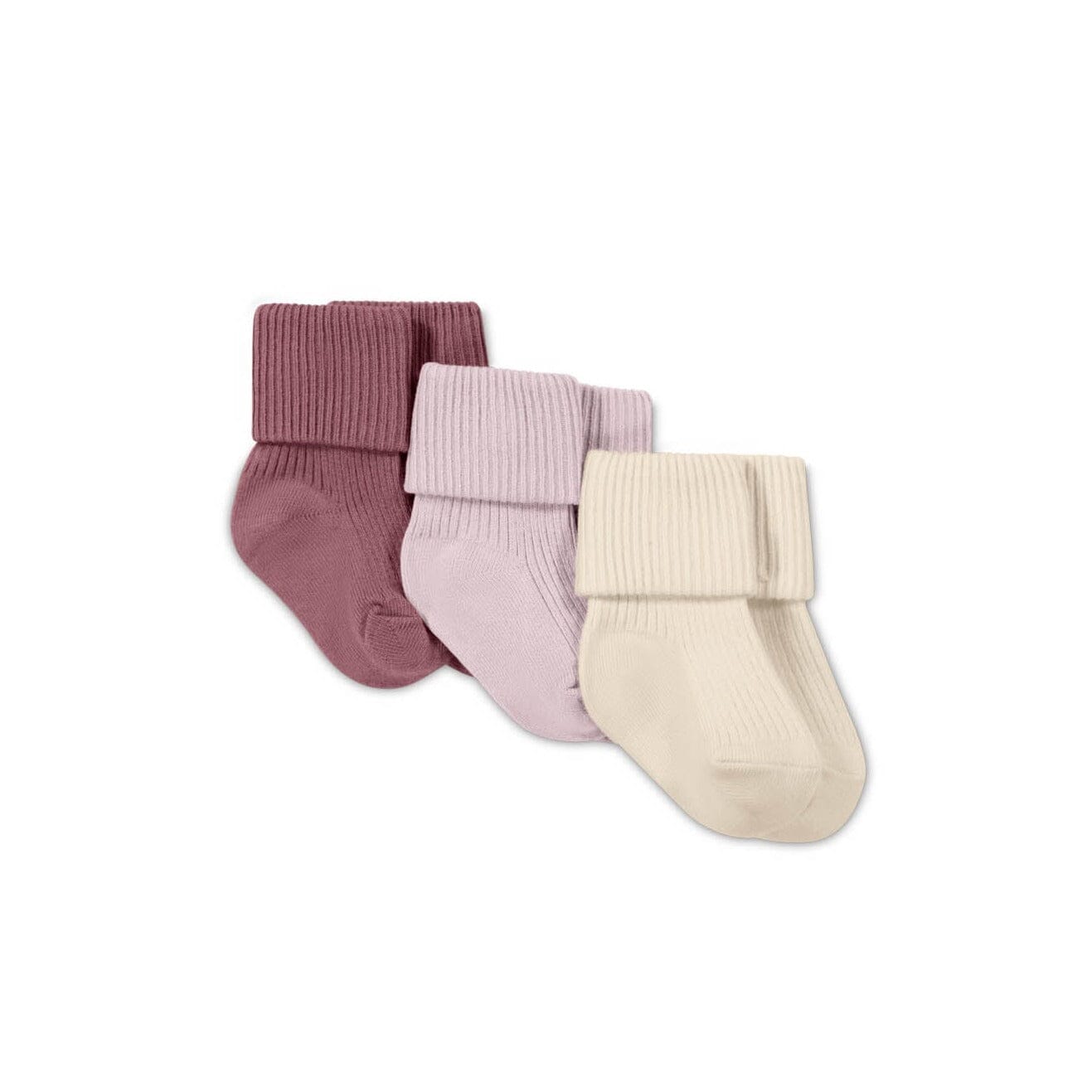 Jamie Kay 3pk Rib Sock - Lilium/Violet Tint/Milk Socks Jamie Kay 