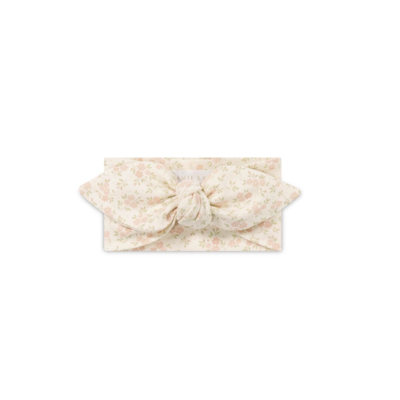 Jamie Kay Organic Cotton Headband - Rosalie Floral Mauve Headband Jamie Kay 