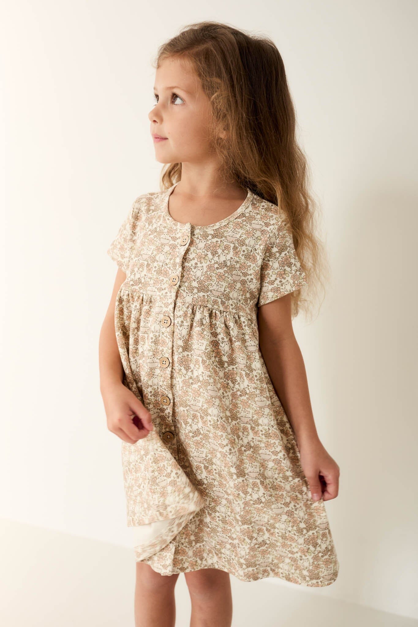 Jamie Kay Organic Cotton Lola Dress - Kitty Chloe Short Sleeve Dress Jamie Kay 