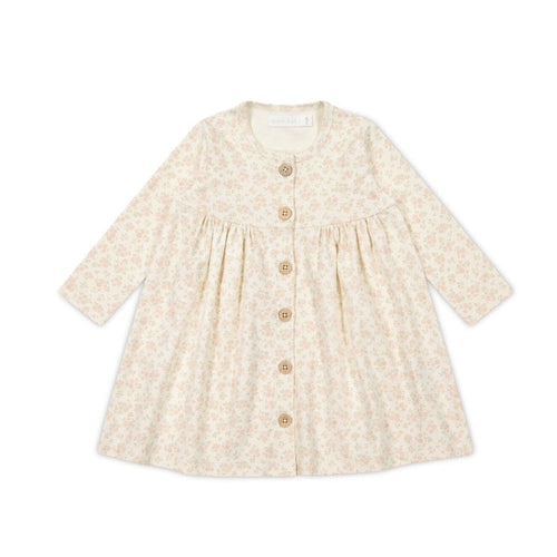 Jamie Kay Poppy Dress - Rosalie Floral Mauve - Organic Cotton