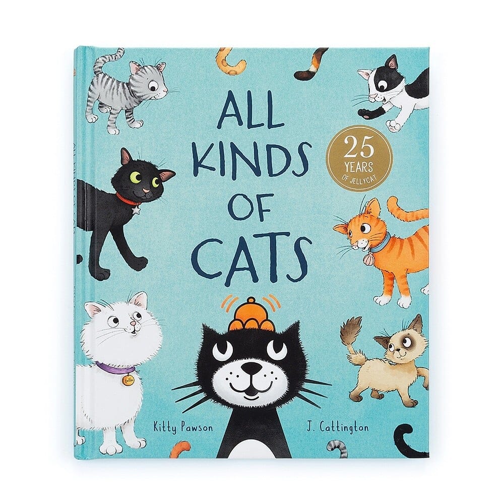 Jellycat Book All Kinds of Cats - Main Image