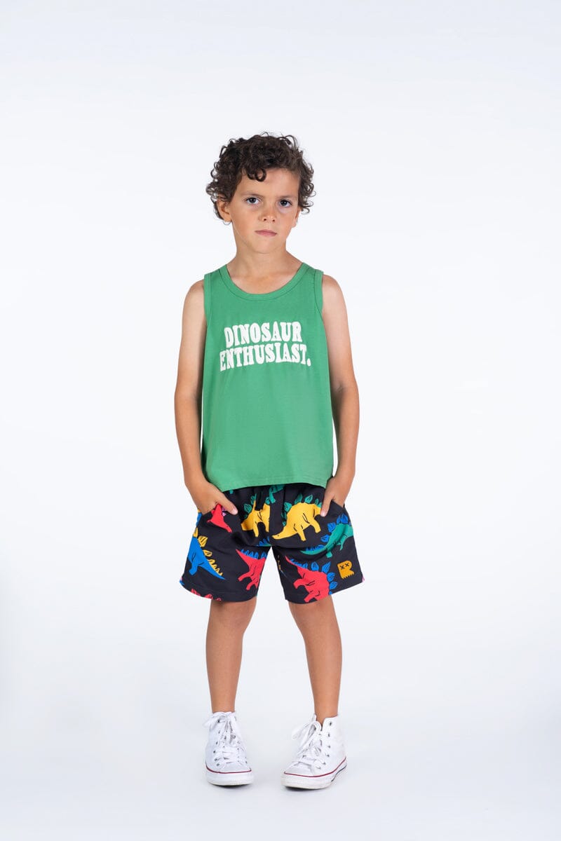 Rock Your Baby Dinosaur Enthusiast Singlet Singlet Rock Your Baby 
