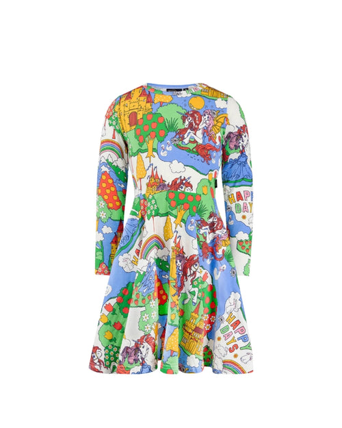 Rock Your Baby - Happy Land Long Sleeve Waisted Dress