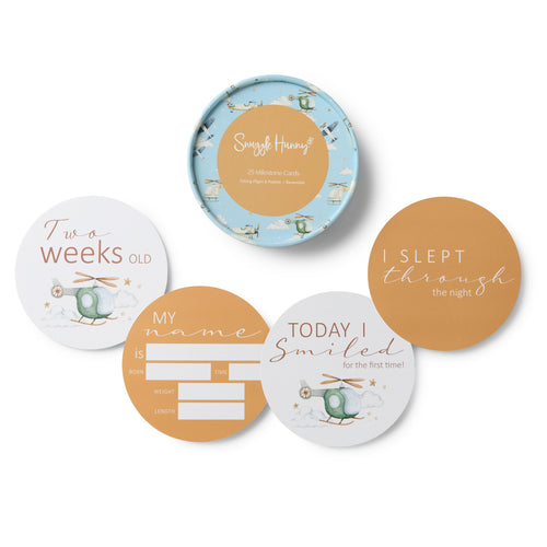 Snuggle Hunny - Reversible Milestone Cards | Taking Flight & Pebble