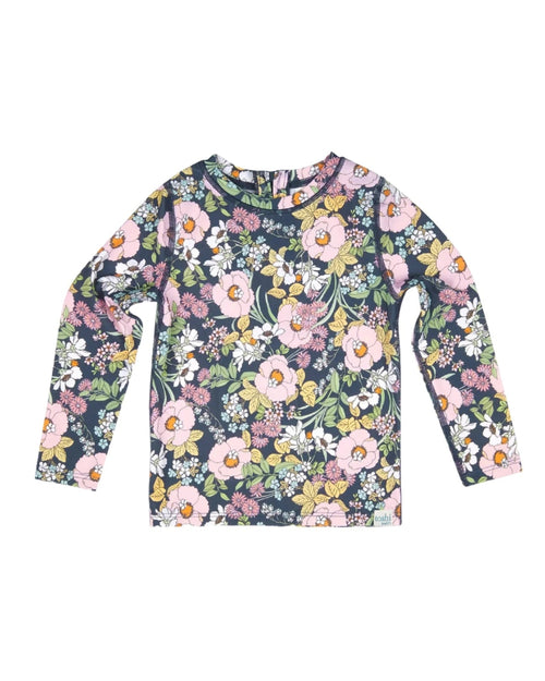 Toshi - Classic Half Zip LS Rashie | Moonlight Bloom