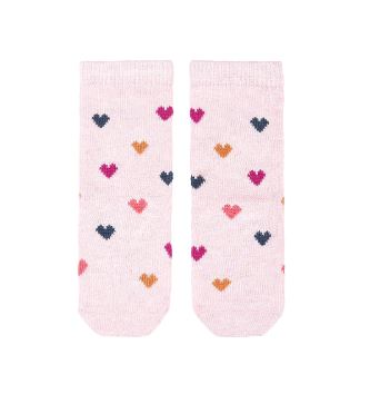 Toshi - Organic Knee Jacquard Sock | Hearts