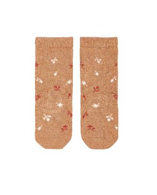 Toshi - Organic Knee Jacquard Sock | Maple Leaves