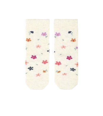 Toshi - Organic Knee Jacquard Sock | Wild Flowers