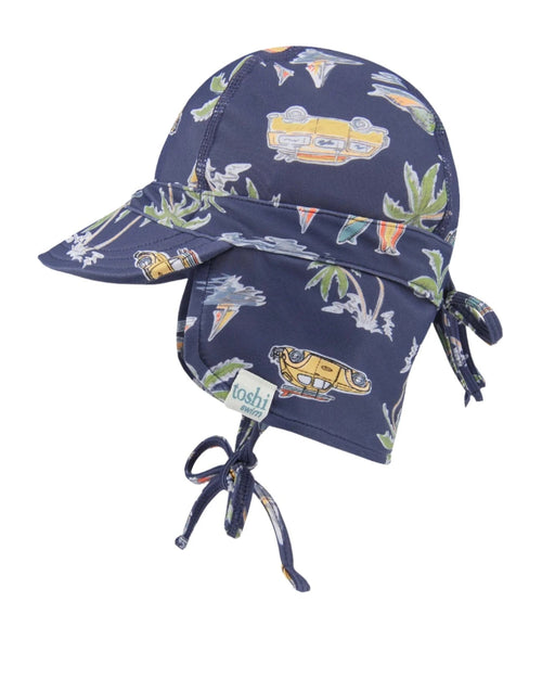 Toshi - Swim Baby Flap Cap Classic | Surf Twilight