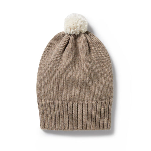 Wilson & Frenchy Knitted Hat - Almond