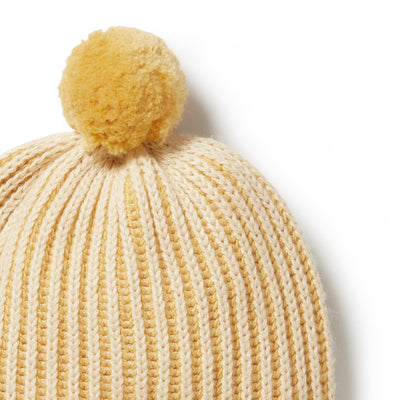Wilson & Frenchy Knitted Ribbed Hat - Dijon Beanie Wilson & Frenchy 