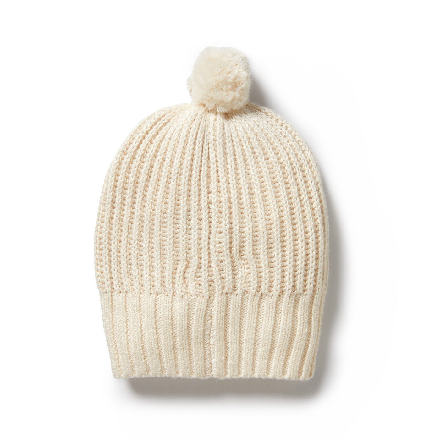 Wilson & Frenchy Knitted Ribbed Hat - Ecru Beanie Wilson & Frenchy 