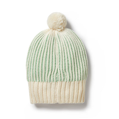 Wilson & Frenchy Knitted Ribbed Hat - Mint Green Beanie Wilson & Frenchy 
