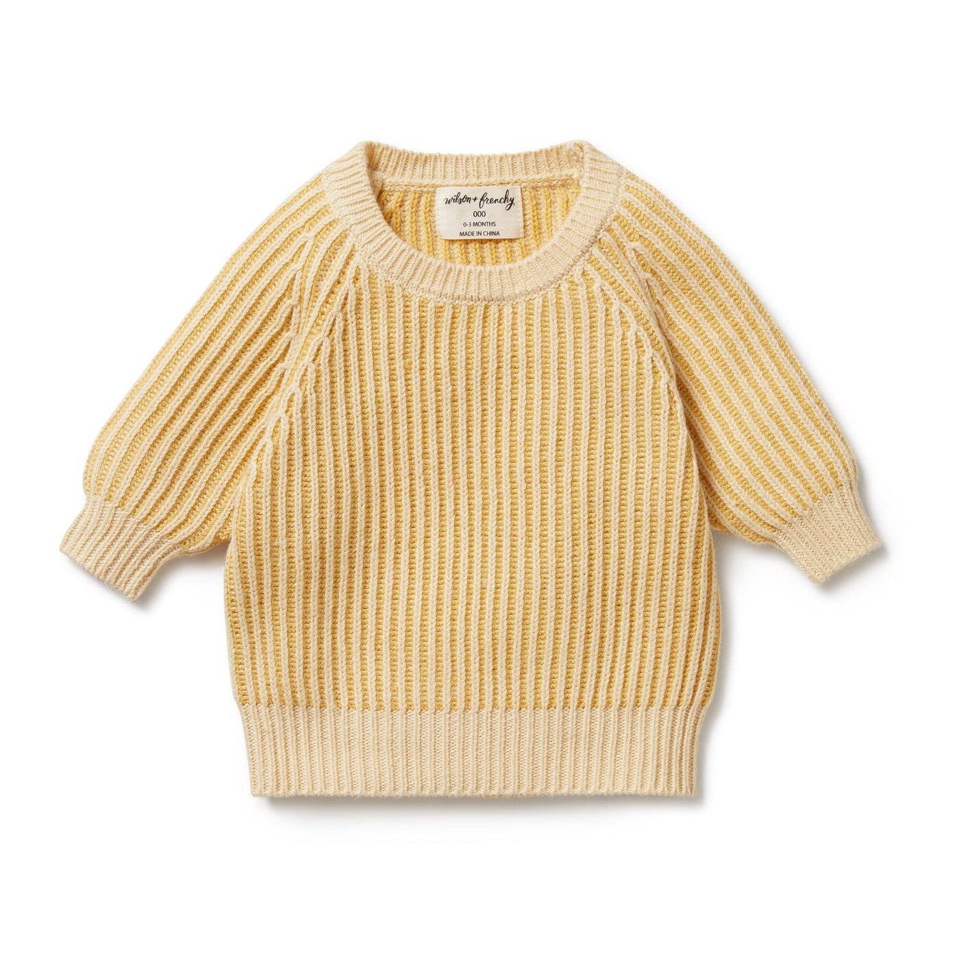 Wilson & Frenchy Knitted Ribbed Jumper - Dijon Knitted Jumper Wilson & Frenchy 