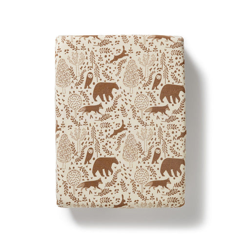 Wilson & Frenchy - Organic Bassinet Sheet | Winter Forest
