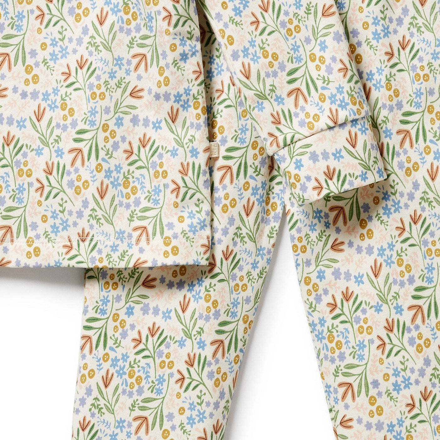 Wilson & Frenchy Organic Long Sleeved Pyjamas - Tinker Floral Long Sleeve Pyjamas Wilson & Frenchy 