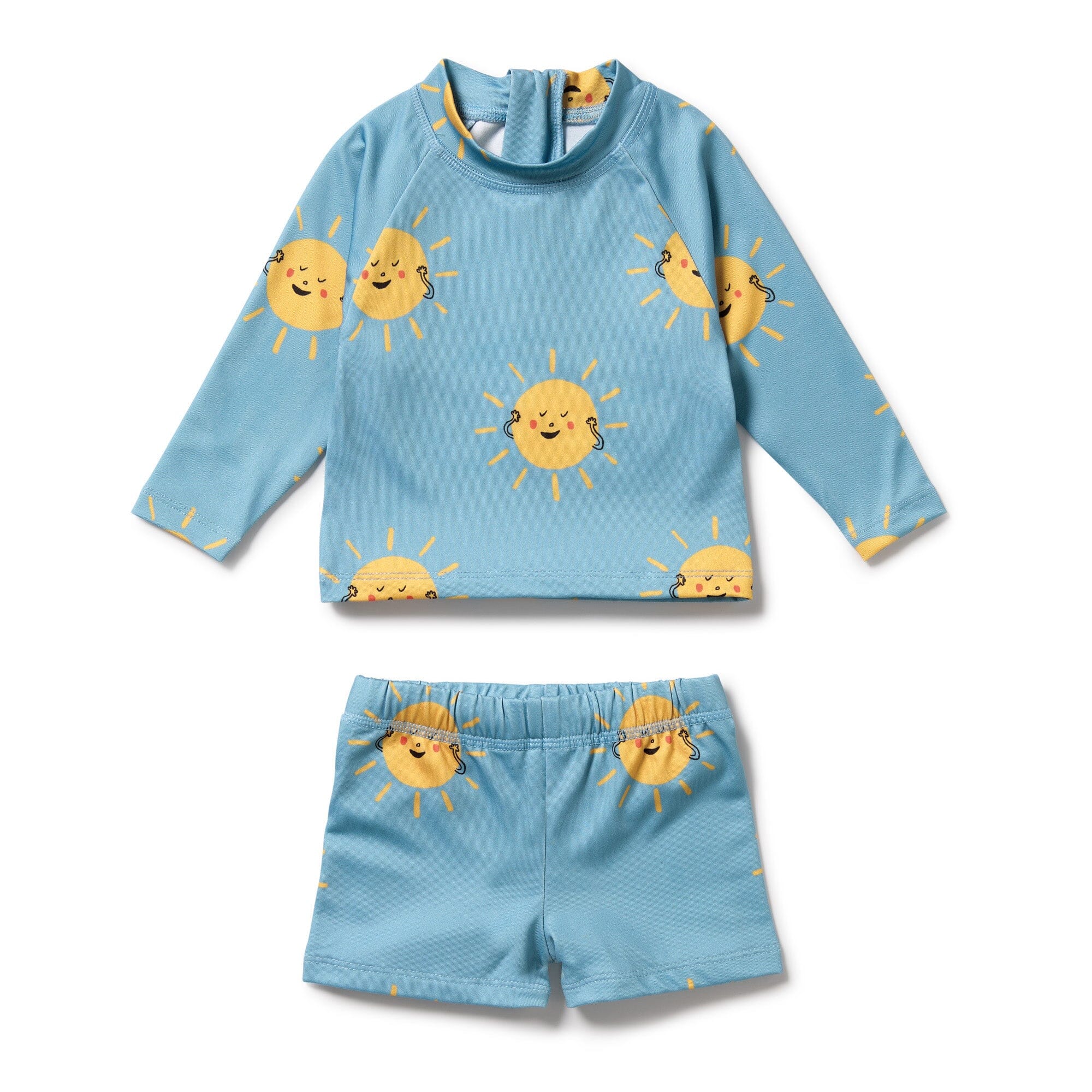 Wilson and Frenchy Girls Hazel Floral Cutwork Rashie Swim Set