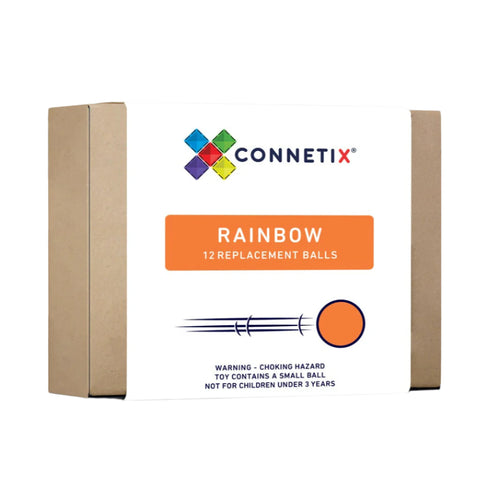 Connetix Tiles - Replacement Ball Pack 12pc | Rainbow
