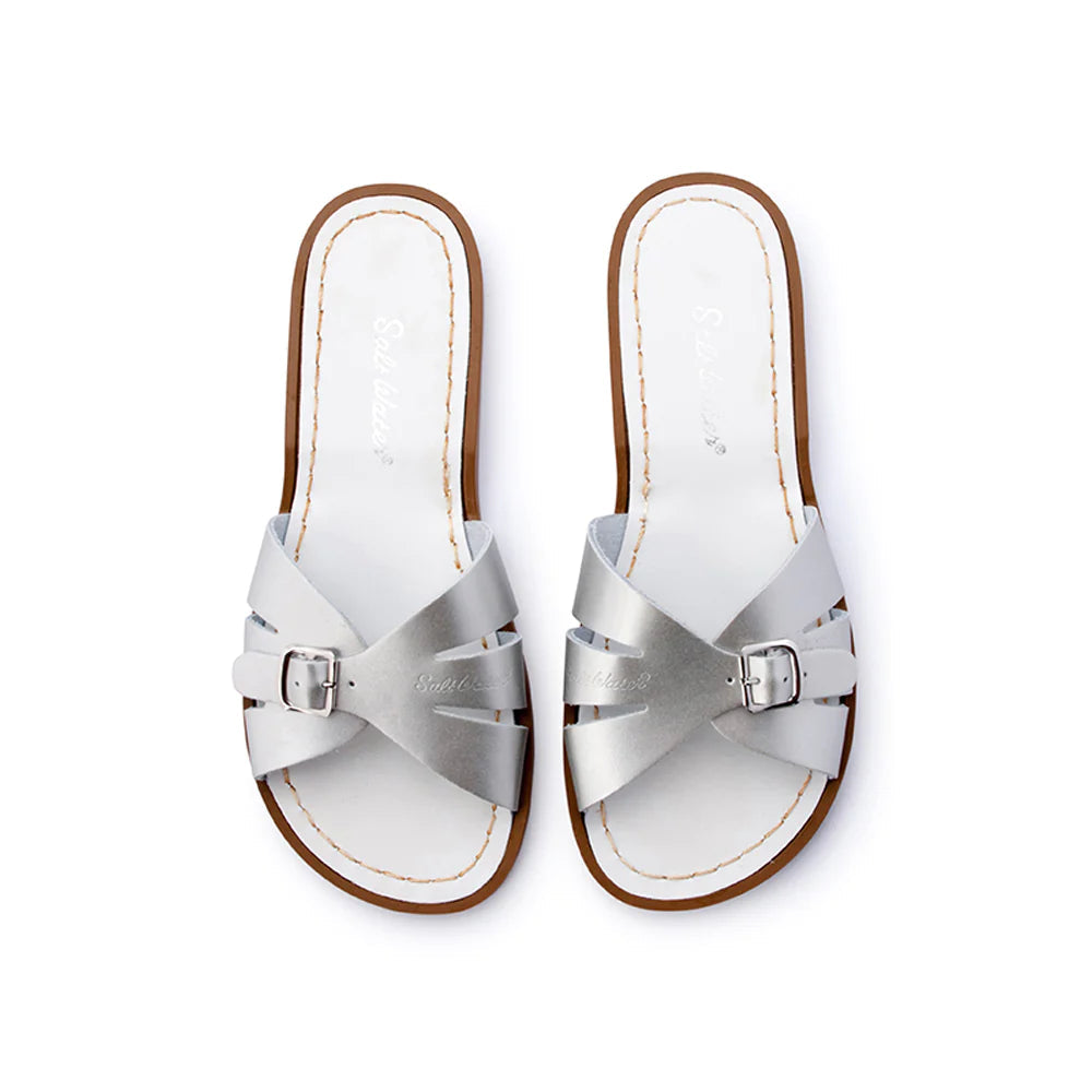 Salt water sandals silver online