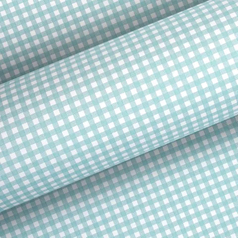 Gift Wrapping - Seafoam Gingham Gift Wrapping Cherrie Baby Boutique 