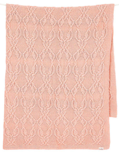 Toshi Organic Bowie Blanket  - Blossom