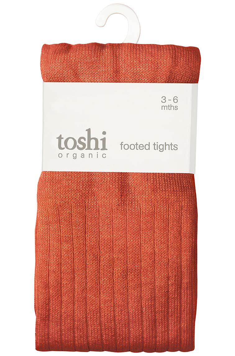 Organic Tights Footed Dreamtime - Saffron Tights Toshi 