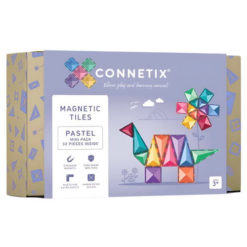 Connetix Tiles - Mini Pack 32pc | Pastel