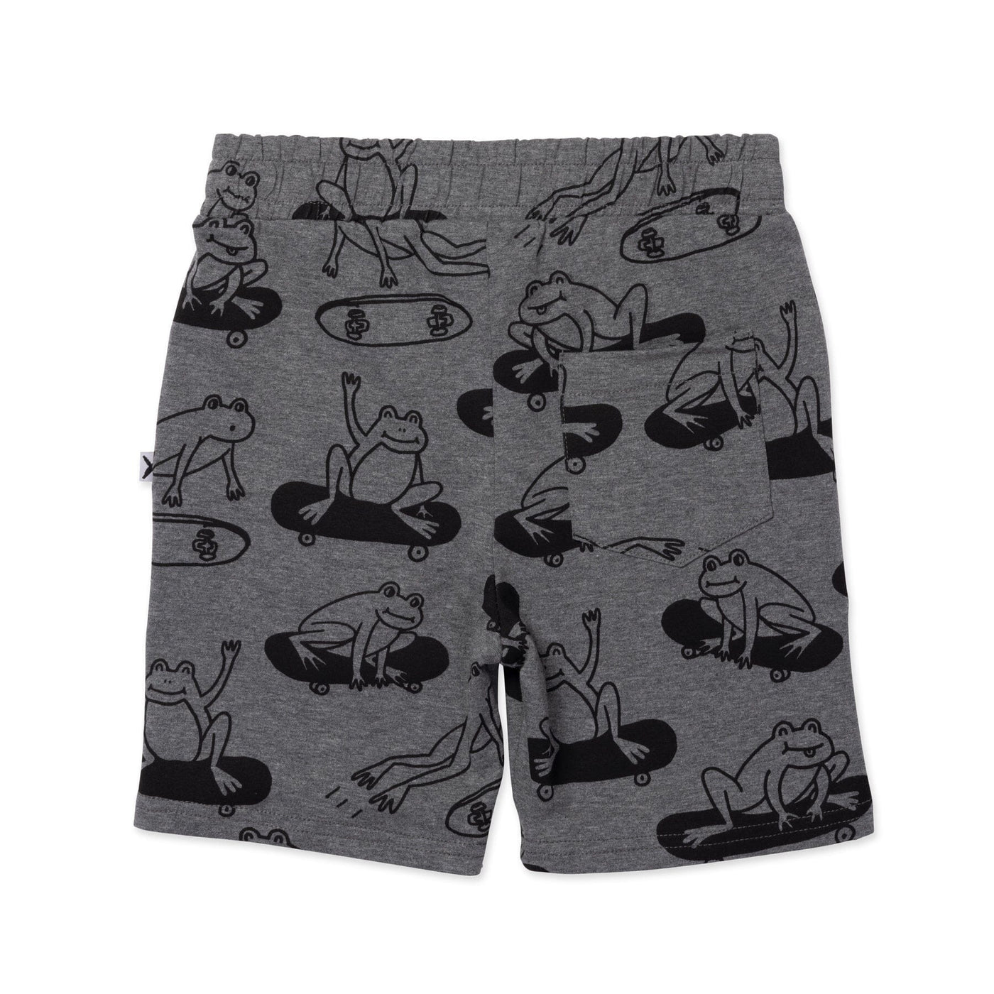 PREORDER Minti Skate Frogs Short - Charcoal Marle Shorts Minti 