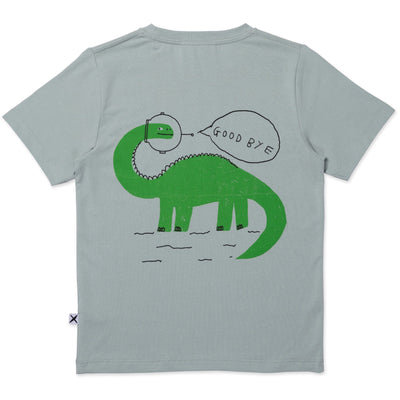 PREORDER Minti Space Dinos Tee - Sage Short Sleeve T-Shirt Minti 