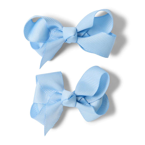 Snuggle Hunny - Piggy Tail Hair Clips | Baby Blue