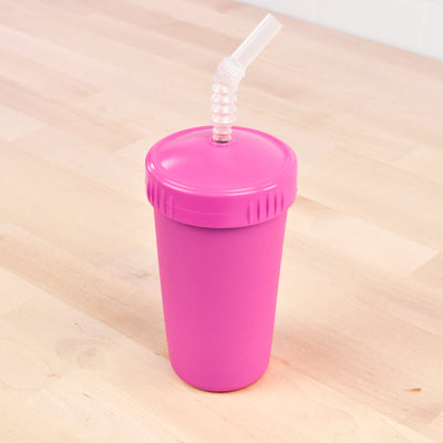 Straw Cup Feeding Re-Play Bright Pink 