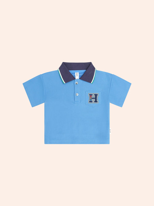 Huxbaby - Collegiate Pique Polo | Nautical