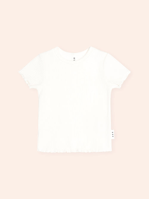 Huxbaby - Almond Milk Rib Tee | Almond Milk