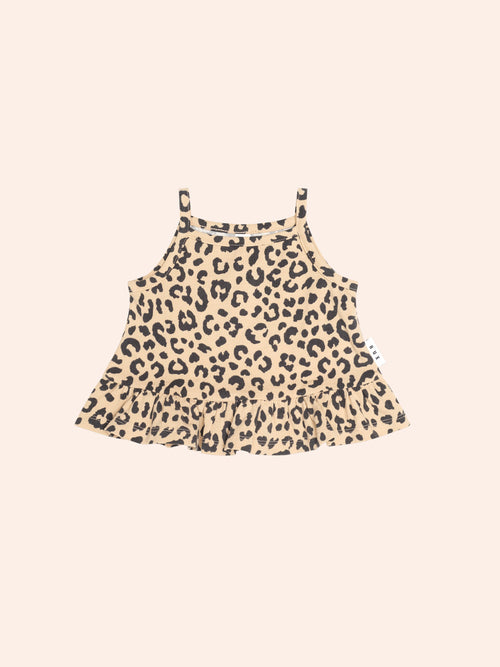 Huxbaby - Leopard Peplum Tank Top | Animal
