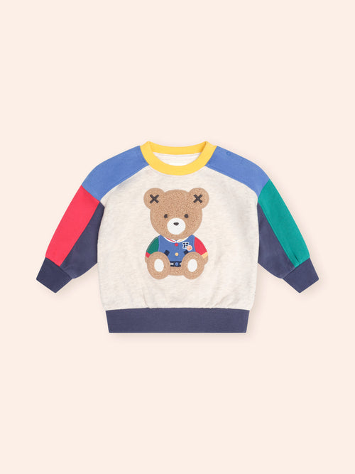 Huxbaby - Colour Block Sitting Hux Sweatshirt | Multi