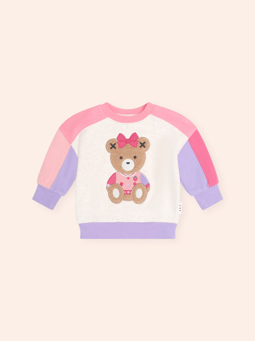 Huxbaby - Colour Block Sitting Huxette Sweatshirt | Multi