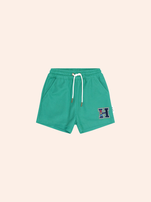 Huxbaby - Collegiate Pique Short | Vintage Green