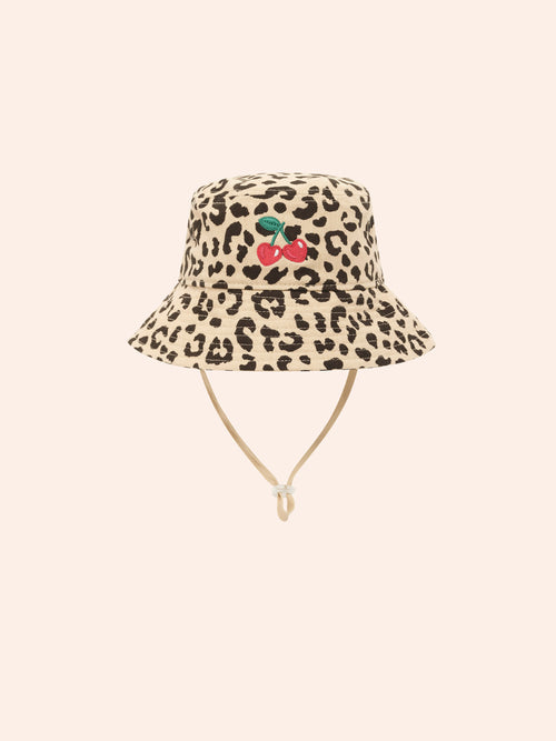 Huxbaby - Leopard Cherry Bucket Hat | Animal