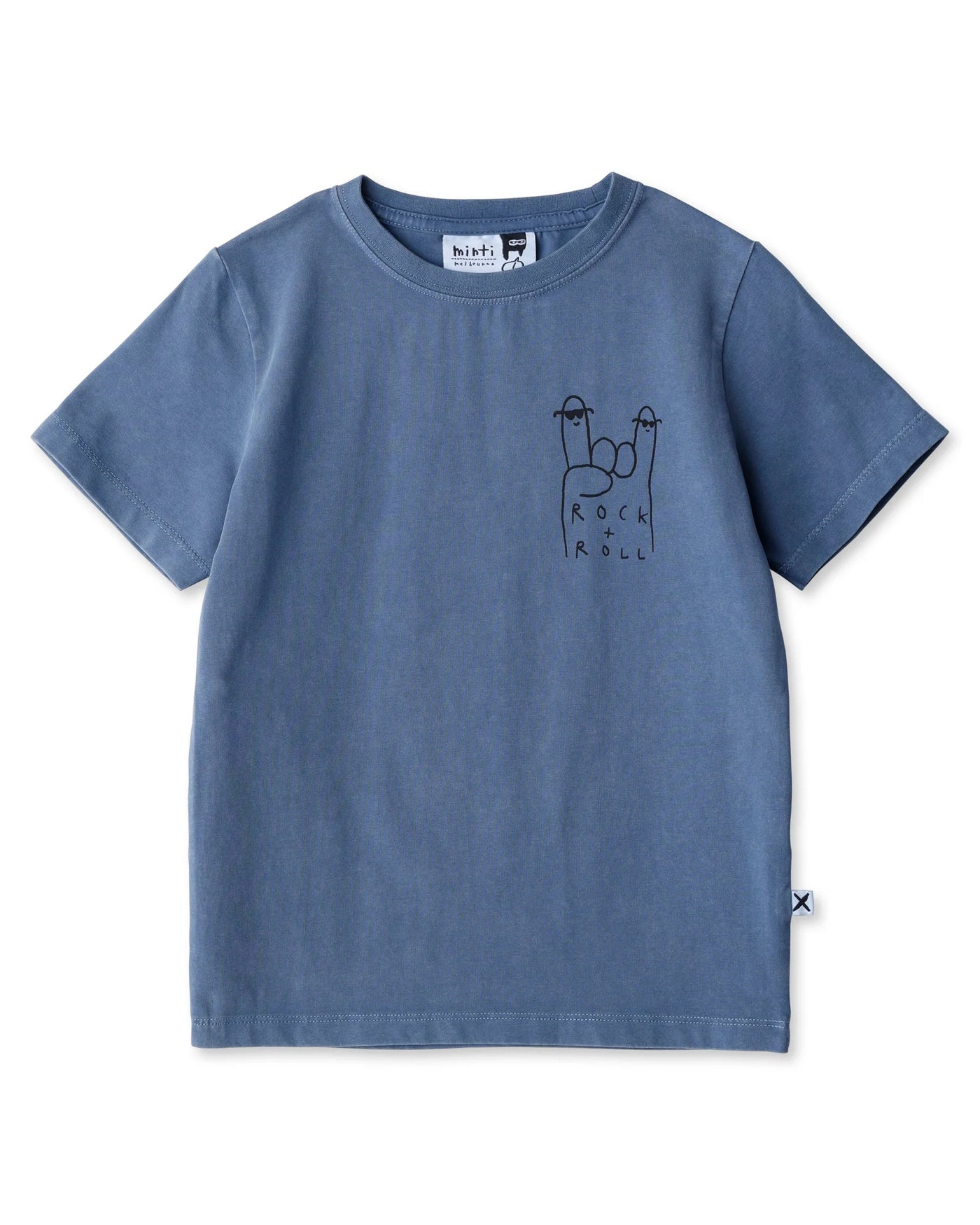 Minti - Rock And Roll Tee | Blue Wash - PREORDER