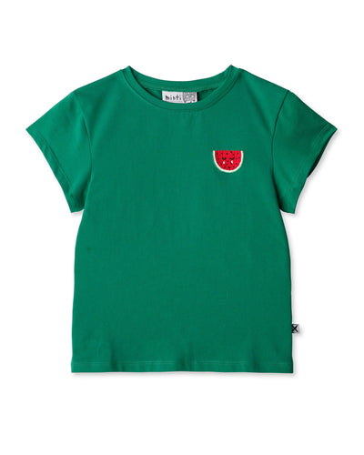 Minti - Sleepy Watermelon Tee | Kelly Green - PREORDER