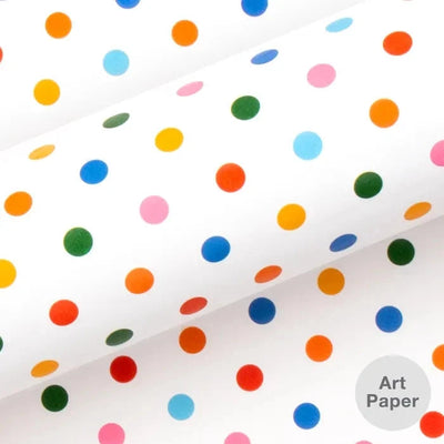 Add Gift Wrapping Gift Option Wrapped Dotty Rainbow 