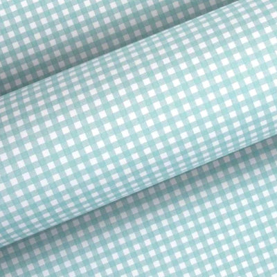 Add Gift Wrapping Gift Option Wrapped Seafoam Gingham 