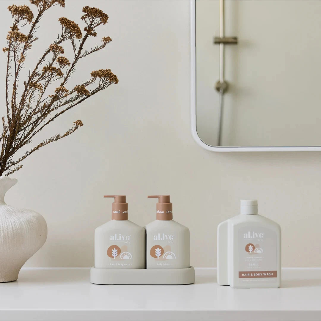 Al.ive Body - 650ML Baby Wash Refill | Calming Oatmeal Skin Care Al.ive Body Baby 