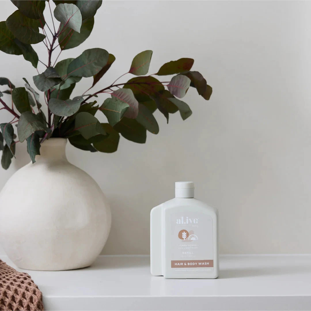 Al.ive Body - 650ML Baby Wash Refill | Calming Oatmeal Skin Care Al.ive Body Baby 