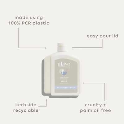 Al.ive Body - 650ML Bubble Bath Refill | Apple Blossom Skin Care Al.ive Body Baby 