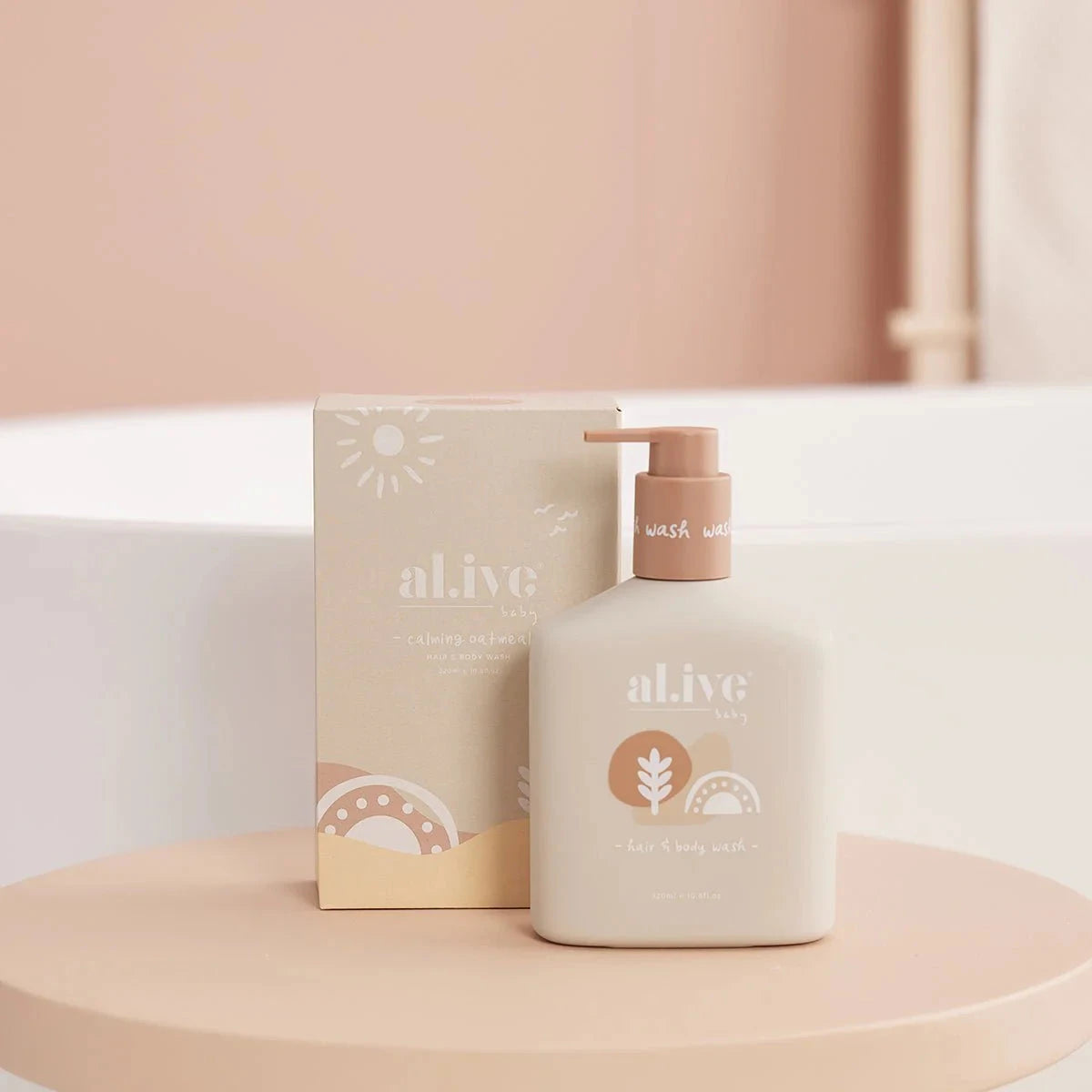 Al.ive Body Baby Hair & Body Wash - Calming Oatmeal Skin Care Al.ive Body Baby 