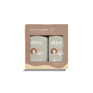 Al.ive Body Baby Little Traveller Wash & Lotion Set - Calming Oatmeal