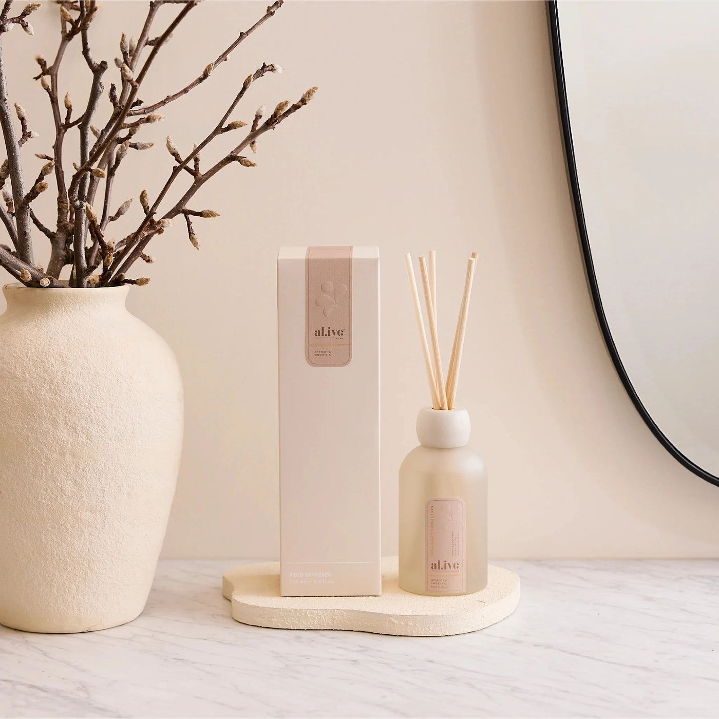 Al.ive Body - Reed Diffuser | Apricot & Sweet Fig Diffuser Al.ive Body Baby 